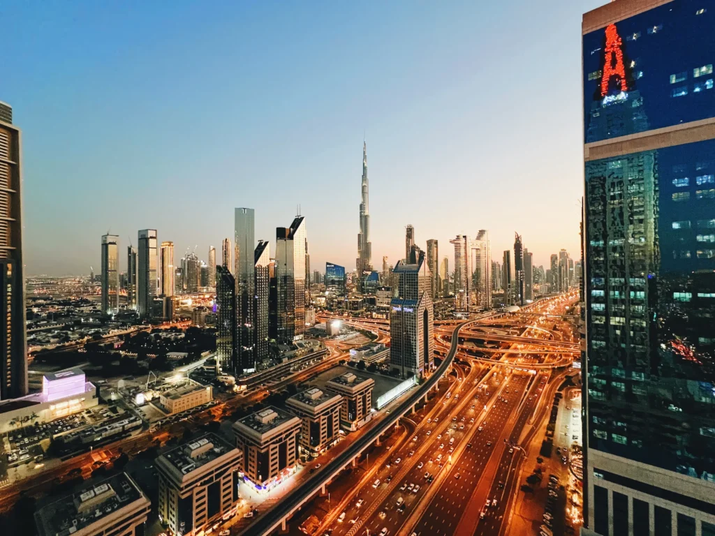 отели, где остановиться в Дубае, вид на Бурдж Халифу