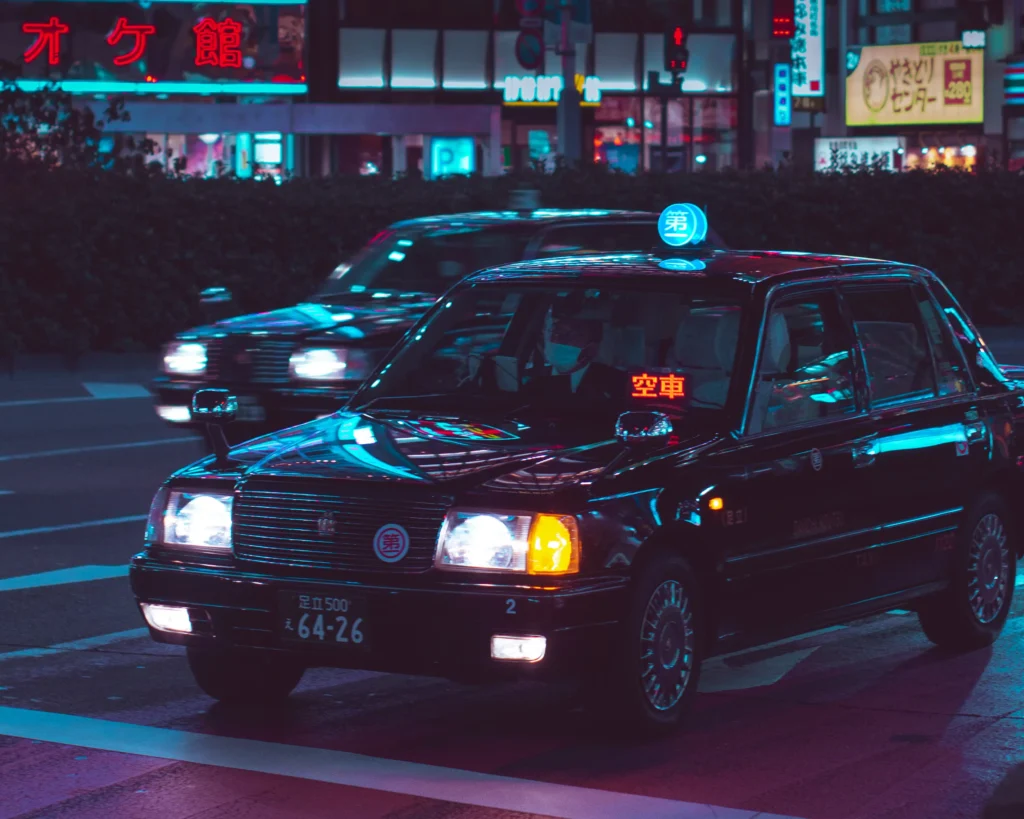 Старое такси Японии